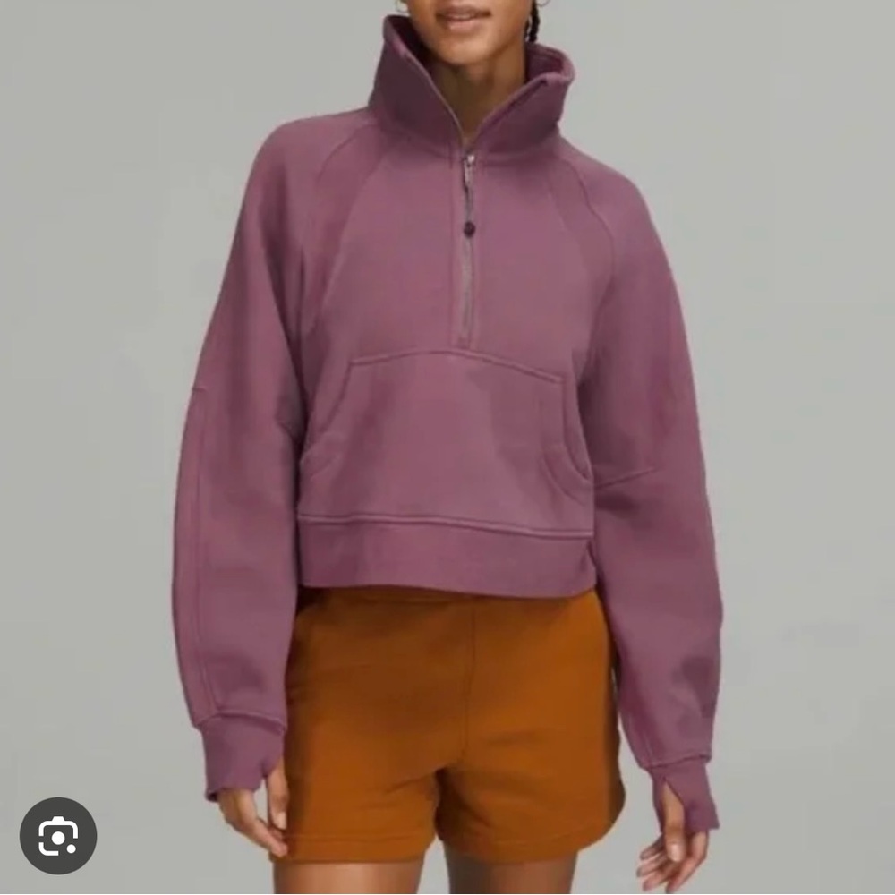 Lululemon Scuba Half Zip Cropped xs/s